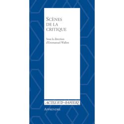 ISBN Scènes de la critique