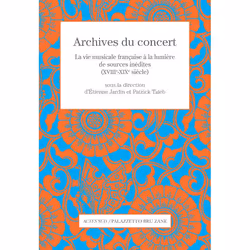ISBN Archives du concert, Français, 384 pages