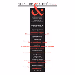 ISBN Revue Culture et Musées n° 26, Français, 256 pages