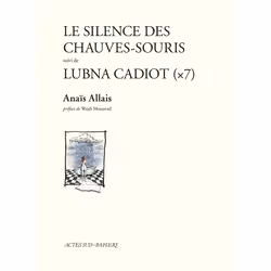 ISBN Le Silence des chauves-souris suivi de Lubna Cadiot, Français, 96 pages