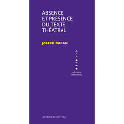 ISBN Absence et présence du texte théâtral