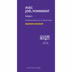 ISBN Avec Joël Pommerat. Tome II, Français, 176 pages