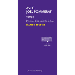 ISBN Avec Joël Pommerat. Tome II