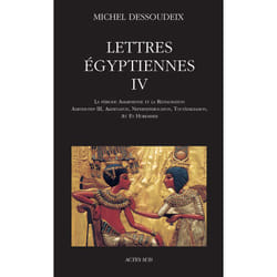 ISBN Lettres égyptiennes IV