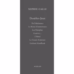 ISBN Coffret Sophie Calle, Doubles-jeux 7 vols, Français