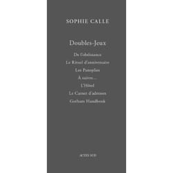 ISBN Coffret Sophie Calle, Doubles-jeux 7 vols