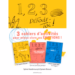 ISBN 1, 2, 3, défoule-toi ! 3 cahiers d'activités autour des émotions, Français, 144 pages