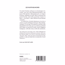 Actes Sud Les Nuits blanches livre Romance Français Livre broché 112 pages - Vue supplémentaire 2