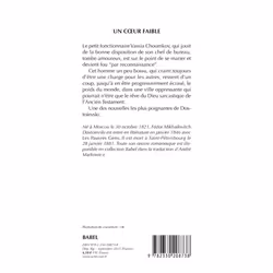 Actes Sud Un coeur faible livre Romance Français Livre broché 96 pages - Vue supplémentaire 2