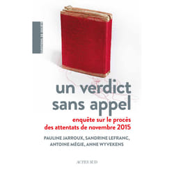 Actes Sud Un verdict sans appel livre Français Livre broché 320 pages