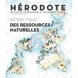 ISBN Hérodote - N° 188 Géopolitique des ressources naturelles : Le livre de Revue Hérodote