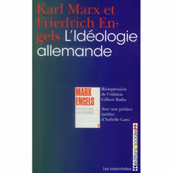 ISBN L'Ideologie Allemande, philosophie, Français