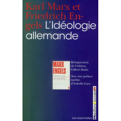 Idéologie allemande (L')