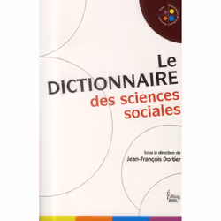 ISBN Le Dictionnaire Des Sciences Sociales, société, Français