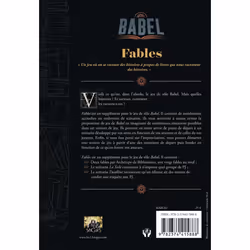 Novalis Babel : Fables Extension de jeu de société Jeu de rôles