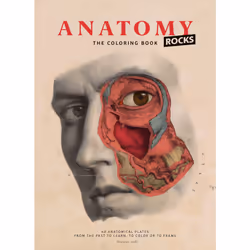 ISBN Anatomy coloring book, 128 pages