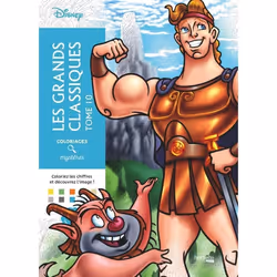 Coloriages mystères - Les Grands classiques Disney Tome 10