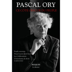 ISBN Ce Côté obscur du peuple - Lectures pour temps de catastrophe : Le livre de Pascal Ory