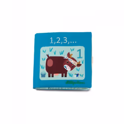 Lilliputiens 1,2,3… count book, Livre en tissu, 1,5 an(s), Polyester