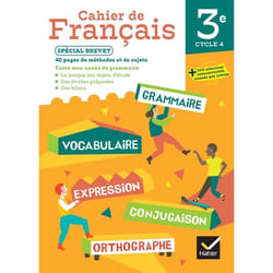 Cahier de Français 3e - Ed. 2024 - Cahier élève
