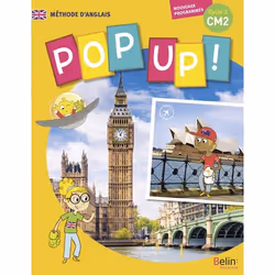 ISBN Pop Up ! Cm2 – Manuel, Anglais, 64 pages