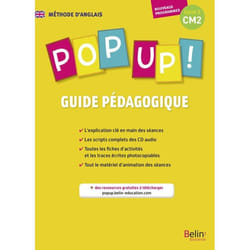 ISBN Pop Up ! Cm2 – Guide Pédagogique