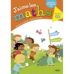 ISBN J'Aime Les Maths Gs - Cahier Élève 2016 livre