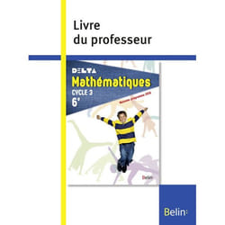 ISBN Maths 6E 2016 Du Professeur livre