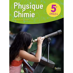 ISBN Physique Chimie 5E Livre De L'Élève, 224 pages