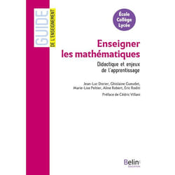 ISBN Enseigner Les Mathématiques livre