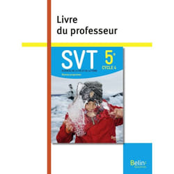 ISBN Svt 5E Du Professeur livre