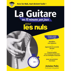 ISBN Apprendre la guitare en 15 minutes par jour Mégapoche Pour les Nuls : Le livre de Antoine Polin, métier & loisirs, 288 p ...
