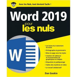 Word 2019 Pour les Nuls (Broché)