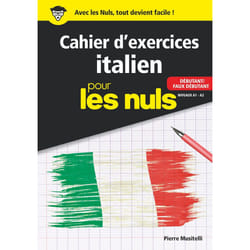 ISBN Cahier d'exercices italien débutant pour les Nuls : Le livre de Pierre Musitelli