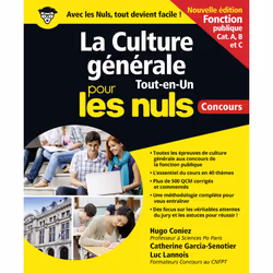 ISBN La Culture générale Tout en un Pour les Nuls concours - Fonction publique NE : Le livre de Hugo Coniez, Catherine Garcia ...