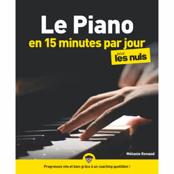 ISBN Le piano en 15 minutes par jour pour les Nuls Mégapoche : Le livre de Mélanie Renaud, métier & loisirs, 360 pages