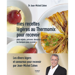 ISBN Recettes légères au thermomix pour recevoir - Plats mijotés, poissons, desserts & sauces : Le livre de Jean-Michel Cohen