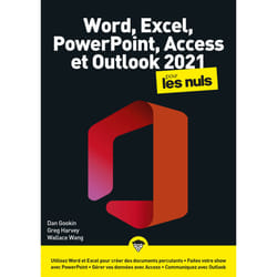 ISBN Word, Excel, PowerPoint, Access, Outlook 2021 Megapoche Pour les Nuls : Le livre de Dan Gookin, Greg Harvey, Wallace Wang