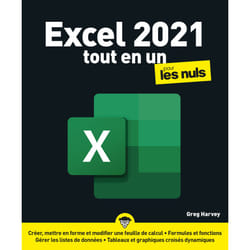 ISBN Excel 2021 Tout en 1 Pour les Nuls : Le livre de Greg Harvey