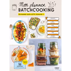 ISBN Mon planner batchcooking : Le livre de Collectif, Alimentation, 384 pages