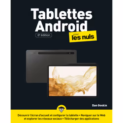 ISBN Les Tablettes Android pour les Nuls 6e édition : Le livre de Dan Gookin, Computer science, 432 pages