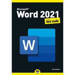 ISBN Word 2021 Pour les Nuls poche : Le livre de Dan Gookin