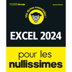 ISBN Excel 2024 pour les Nullissimes : Le livre de Bernard Jolivalt