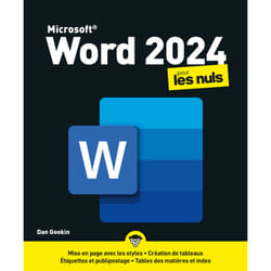 ISBN Word 2024 pour les Nuls : Le livre de Dan Gookin