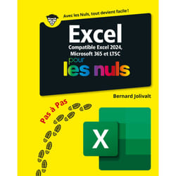 ISBN Excel 2024 Pas à Pas pour les Nuls : Le livre de Jolivalt Bernard