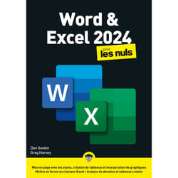 ISBN Word et Excel 2024 pour les Nuls : Le livre de Dan Gookin, Greg Harvey