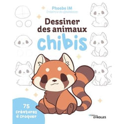 Dessiner des animaux chibis - 75 créatures à croquer (Broché)