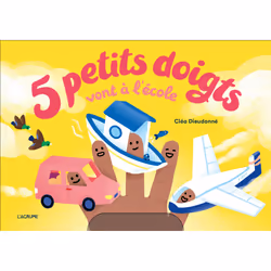ISBN 5 petits doigts vont à l'école : Le livre de Cléa Dieudonné, 16 pages