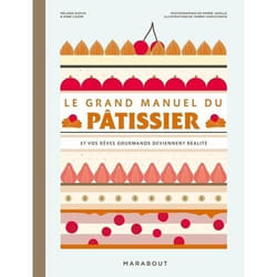 Livre de pâtisserie - Marabout - Le Grand manuel du pâtissier - 100 recettes - Techniques pas à pas