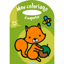 ISBN Mon coloriage à emporter (2-4 ans) (Ecureuil-Fond vert) : Le livre de Marie-Anne Didierjean, Nadine Piette, 16 pages
